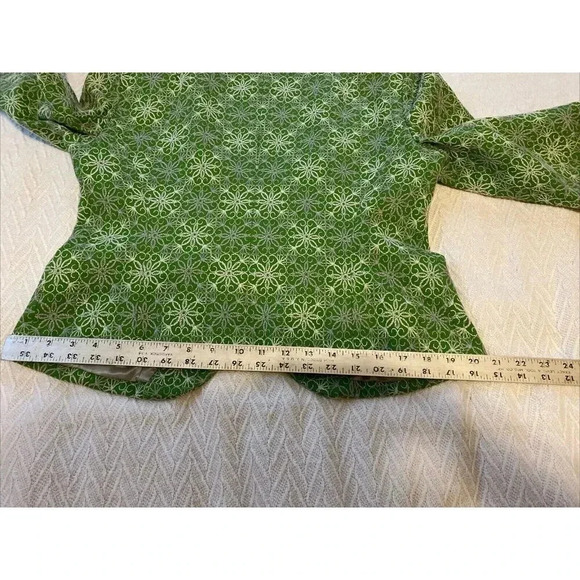 Nanette Lepore Green Floral Blazer - Picture 13 of 15